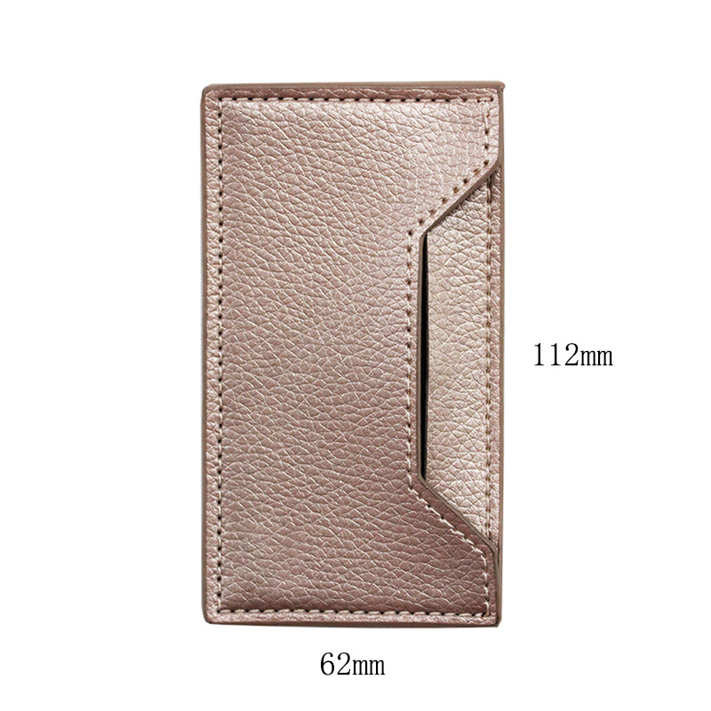 優(yōu)雅實用之選 仿皮革車線皮革款手機背貼卡套